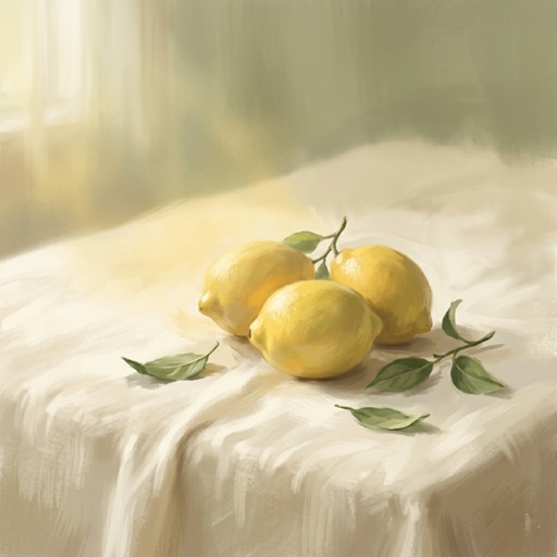 Three fresh lemons